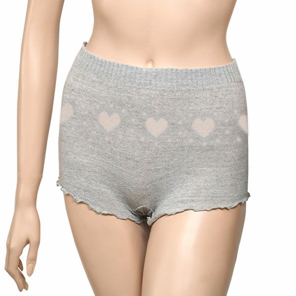 オーガニックコットン ハートボーダーパンツ