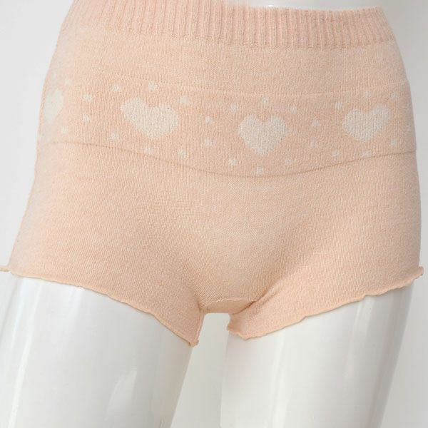 オーガニックコットン ハートボーダーパンツ