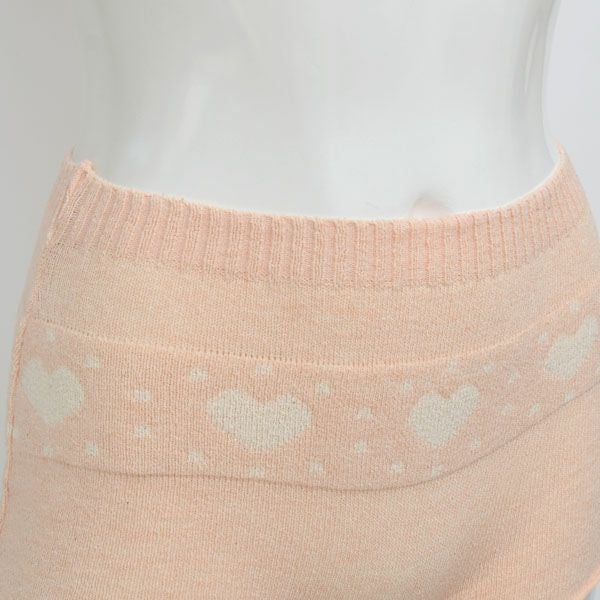 オーガニックコットン ハートボーダーパンツ