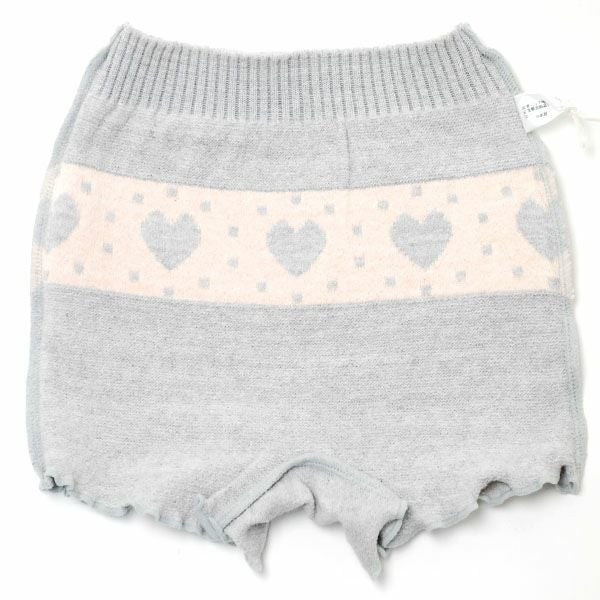 オーガニックコットン ハートボーダーパンツ