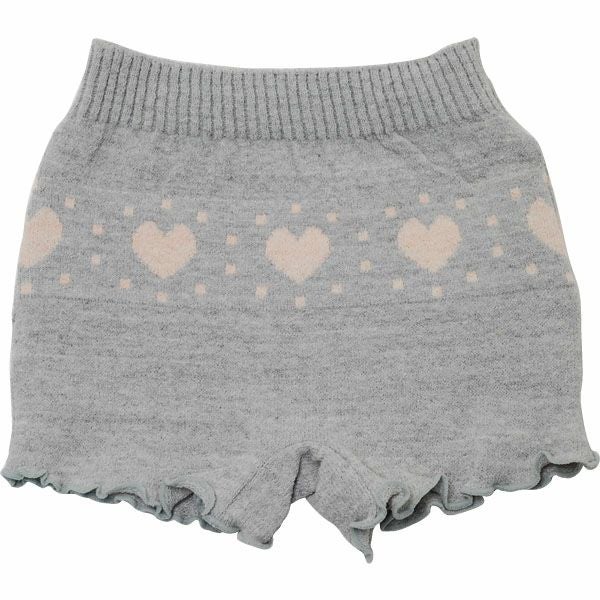 オーガニックコットン ハートボーダーパンツ