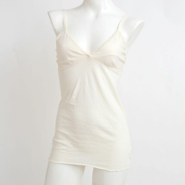 オーガニックコットン 薄手天竺キャミソール