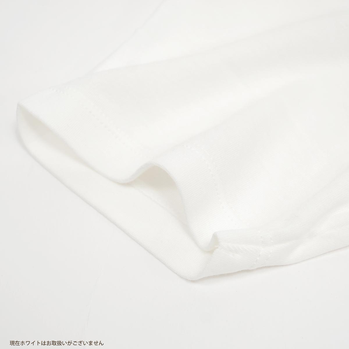 オーガニックコットン 薄手フライス半袖UネックTシャツ