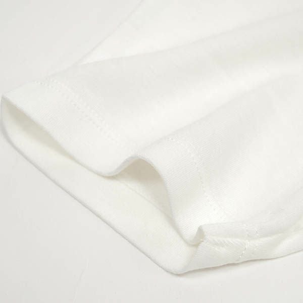 オーガニックコットン 薄手フライス半袖UネックTシャツ