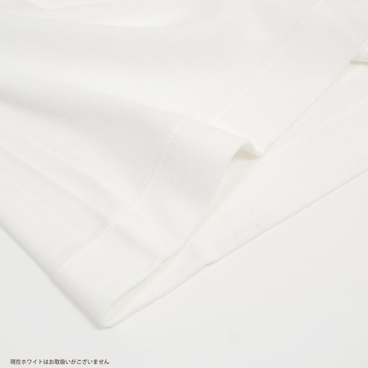 オーガニックコットン 薄手フライス半袖UネックTシャツ
