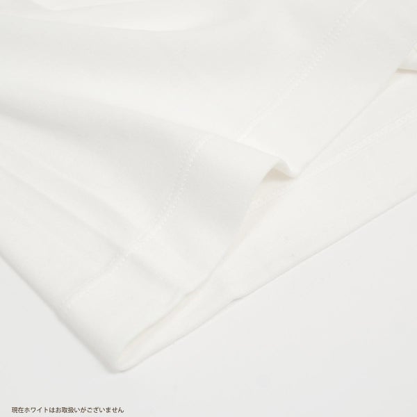 オーガニックコットン 薄手フライス半袖UネックTシャツ