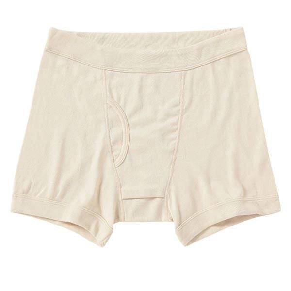 オーガニックコットン 薄手フライスボクサーショーツ