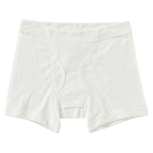 オーガニックコットン 薄手フライスボクサーショーツ