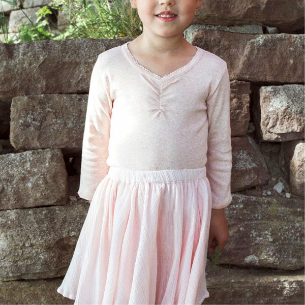 オーガニックコットン キッズ クレープ スカート