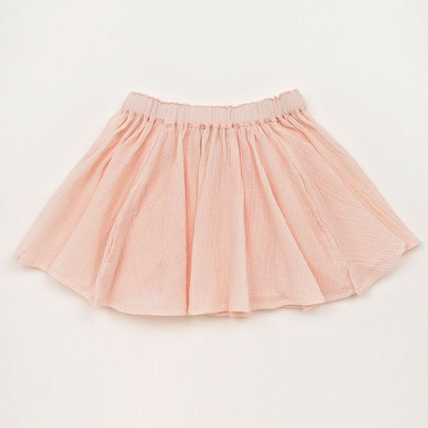 オーガニックコットン キッズ クレープ スカート