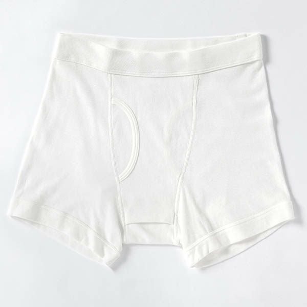 オーガニックコットン 追撚フライス ボクサーショーツ