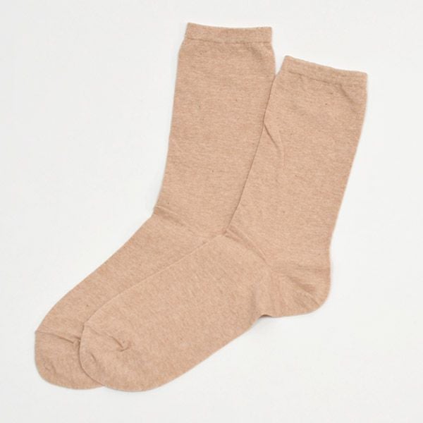 オーガニックコットン プレーンソックス