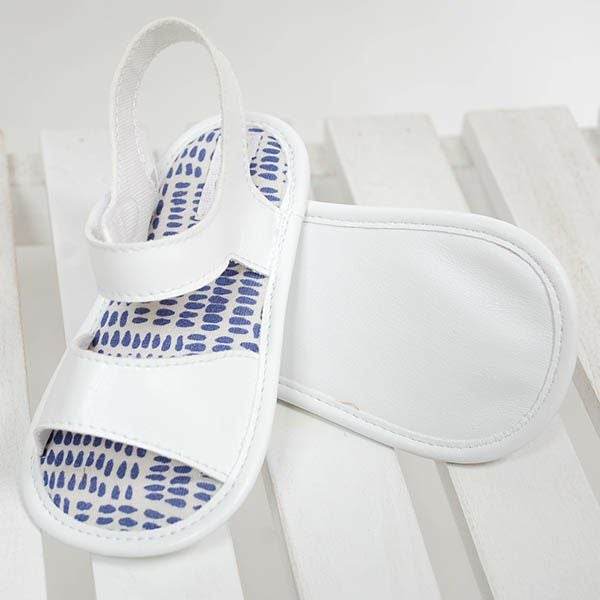 オーガニックコットン ベビーサンダル FRATINO blob 12cm