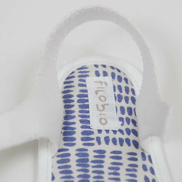 オーガニックコットン ベビーサンダル FRATINO blob 12cm