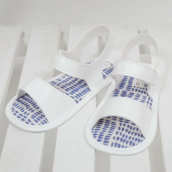 オーガニックコットン ベビーサンダル FRATINO blob 12cm