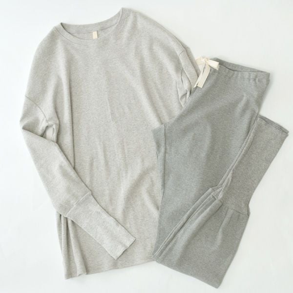 オーガニックコットン 裾リブスキニーパンツ