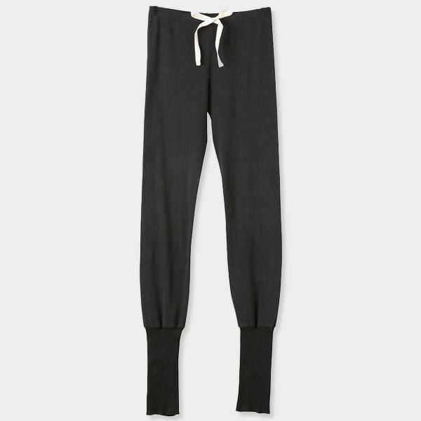 オーガニックコットン 裾リブスキニーパンツ