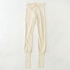 オーガニックコットン 裾リブスキニーパンツ