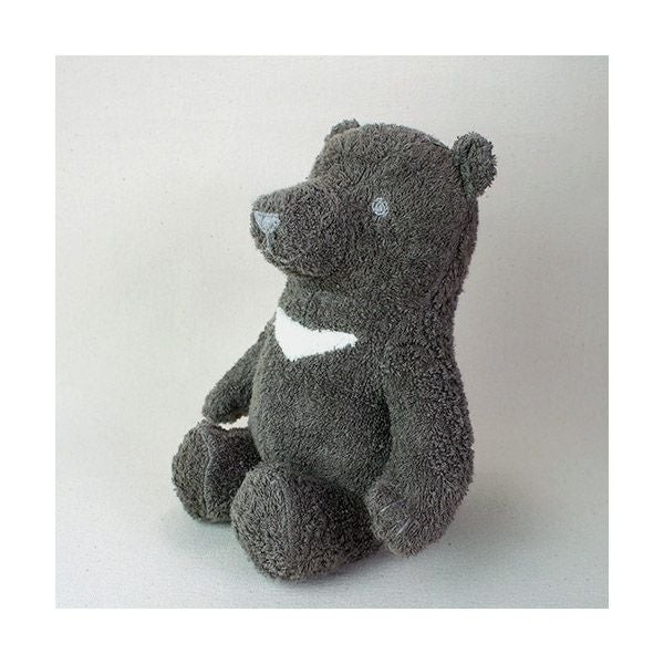 オーガニックコットン 草木染めツキノワグマのぬいぐるみ L