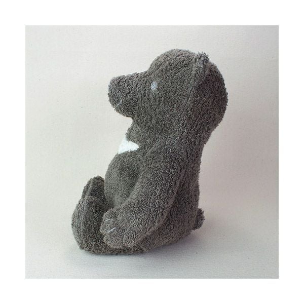 オーガニックコットン 草木染めツキノワグマのぬいぐるみ L