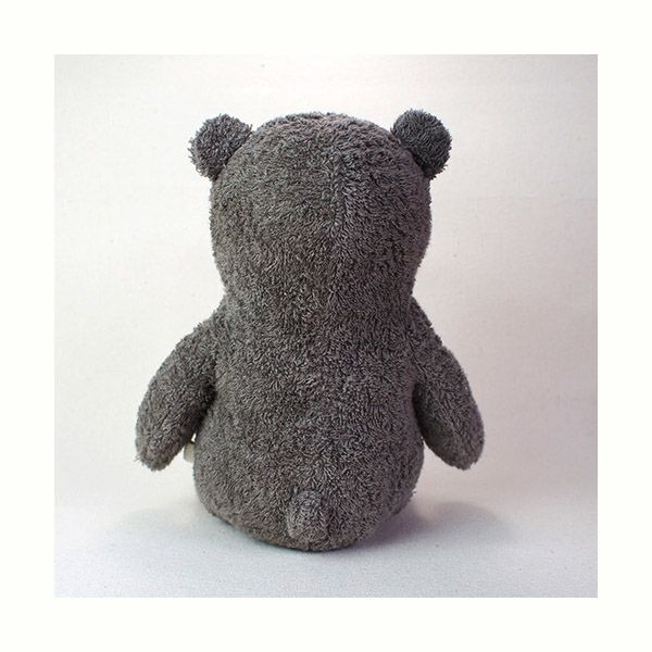 オーガニックコットン 草木染めツキノワグマのぬいぐるみ L