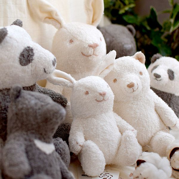 オーガニックコットン うさぎのぬいぐるみ M