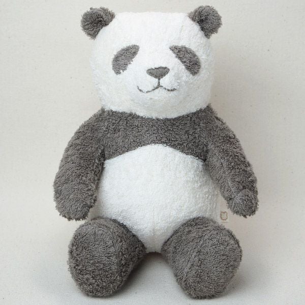 オーガニックコットン 草木染めパンダのぬいぐるみ L