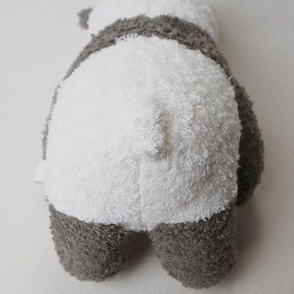 オーガニックコットン 草木染めパンダのぬいぐるみ M