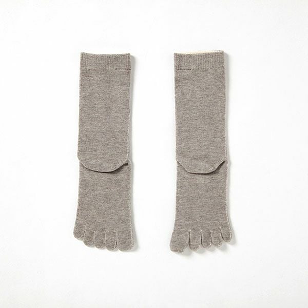 オーガニックコットン&ヤク 5本指ソックス