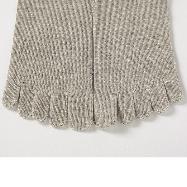 オーガニックコットン&ヤク 5本指ソックス