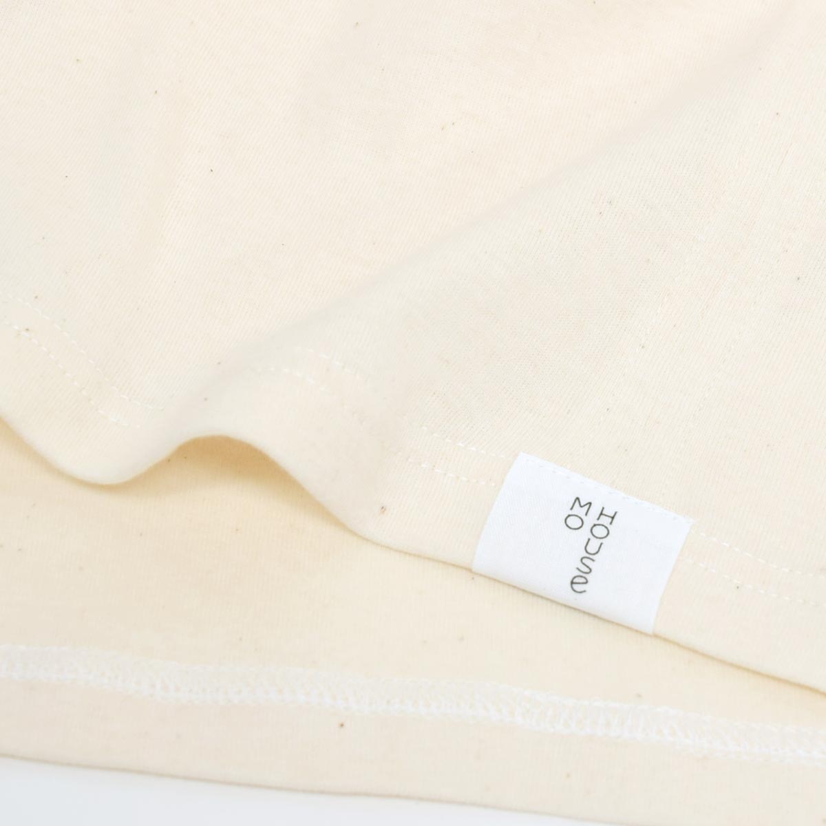 オーガニックコットン 授乳用インナー穴あきシャツ（長袖）