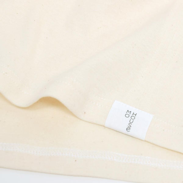 オーガニックコットン 授乳用インナー穴あきシャツ（長袖）