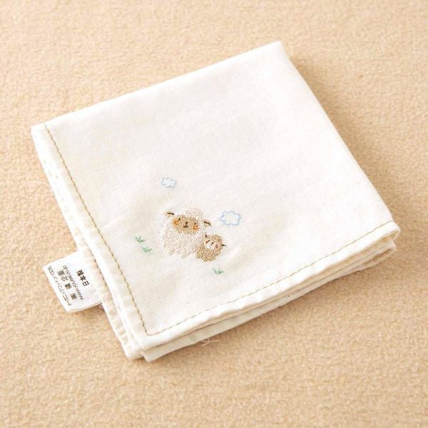 オーガニックコットン ベビー【ママだっこ】ガーゼスタイハンカチ