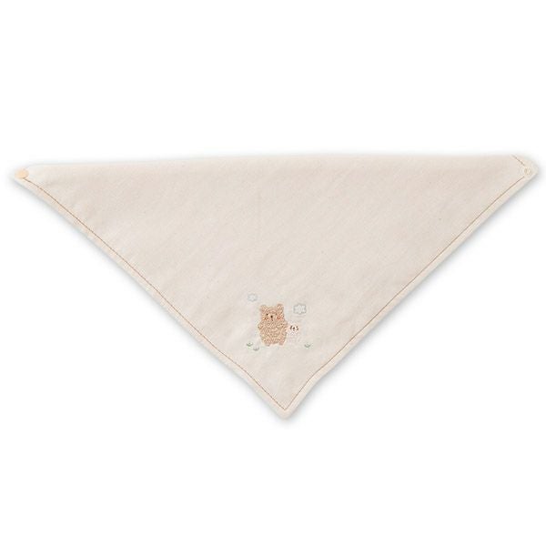 オーガニックコットン ベビー【ママだっこ】ガーゼスタイハンカチ