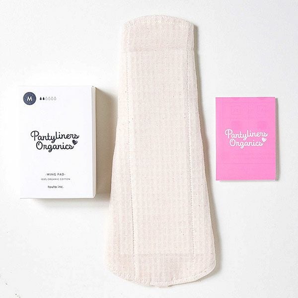 オーガニックコットン 羽つきパッド 昼用 M