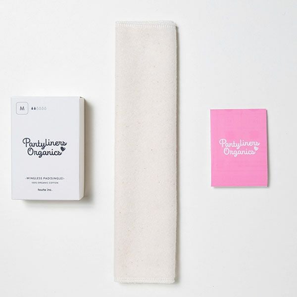 オーガニックコットン 羽なしパッド（シングル） 昼用 M