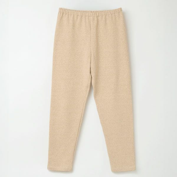オーガニックコットン 裏起毛あったかストレートパンツ