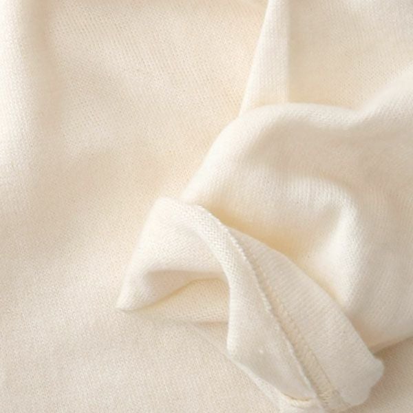 オーガニックコットン ガーゼ天竺ニットタートルネック