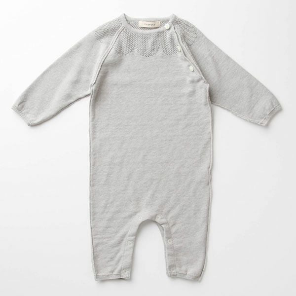 オーガニックコットン ベビーラグランカバーオール