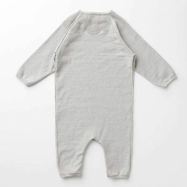 オーガニックコットン ベビーラグランカバーオール
