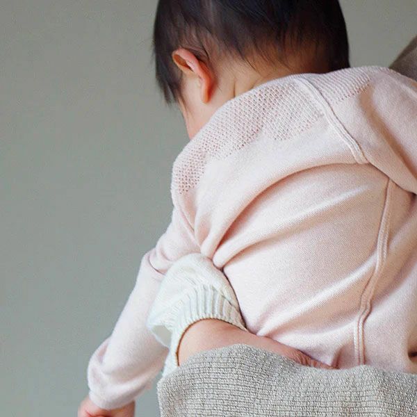 オーガニックコットン ベビーラグランカバーオール