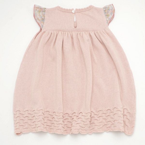 オーガニックコットン ベビー青海波ワンピース
