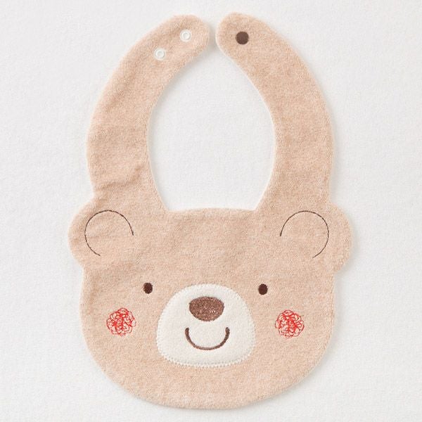 SALE／30%OFF】 オーガニックコットン ベビー【くまのコットン】スタイ