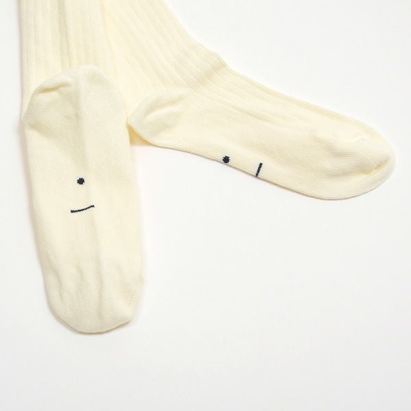 オーガニックコットン キッズ リブハイソックス