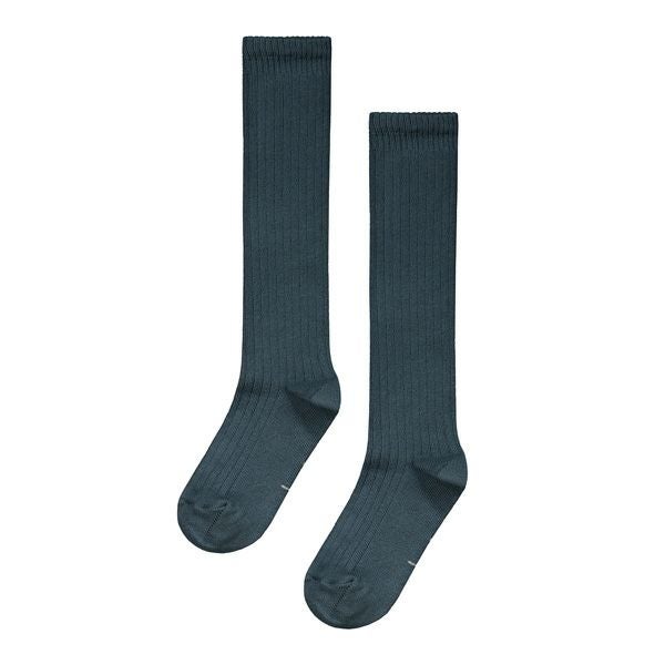 オーガニックコットン キッズ リブハイソックス