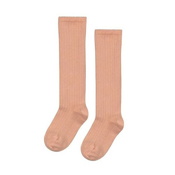 オーガニックコットン キッズ リブハイソックス