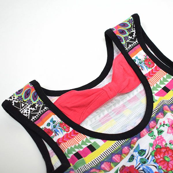 【SALE／40%OFF】オーガニックコットン ガールズノースリーブワンピースMonrovia