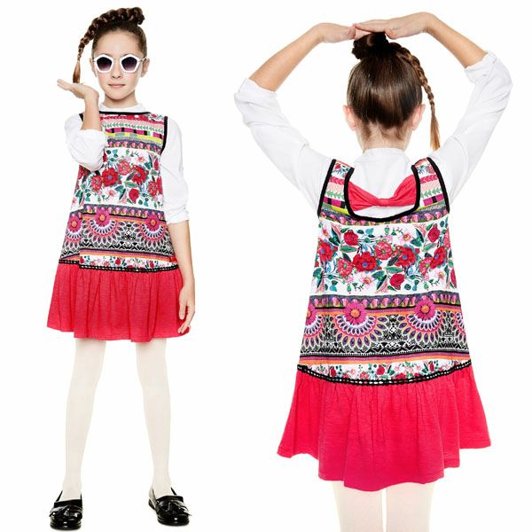 【SALE／40%OFF】オーガニックコットン ガールズノースリーブワンピースMonrovia