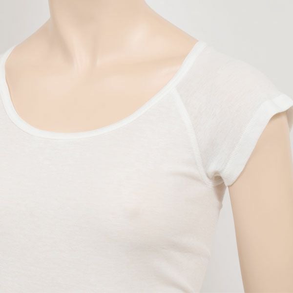 オーガニックコットン フロストフレンチスリーブ ホワイト M