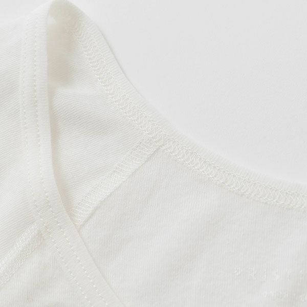 オーガニックコットン フロストフレンチスリーブ ホワイト M